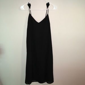 Boohoo Black Midi Dress